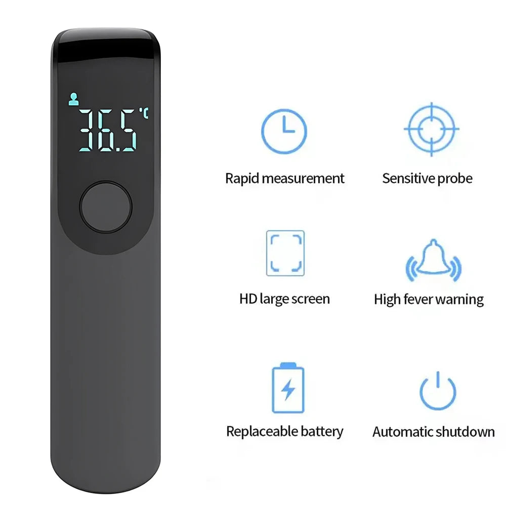 Medical Temperature Infrared Thermometer Forehead Digital Non-contact Thermomete or Finger Blood oxygen saturation Oximeter LED