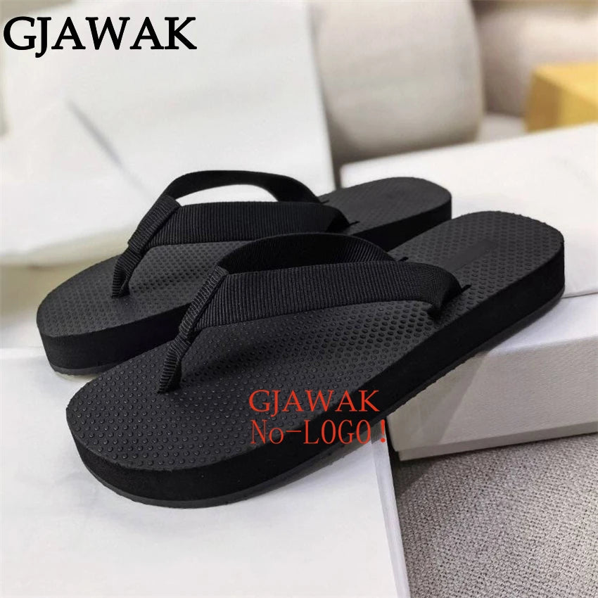 Hot Sale Summer FlipFlops Platform Flat Slippers For WomenThick Red Sole Mules Casual Beach Slides Flats Casual Shoes For Women