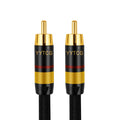 HiFi Digital Audio Coaxial Cable 75Ω Hi-End Stereo Audio Rca to Rca Male SPDIF Coaxial Cable for DVD Projector TV Speaker
