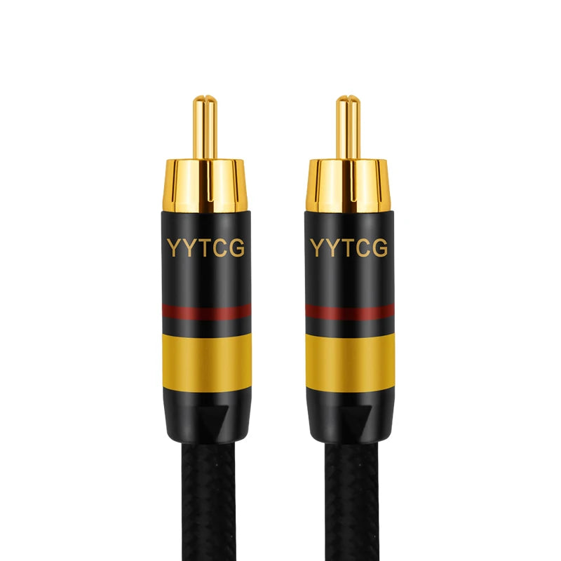 HiFi Digital Audio Coaxial Cable 75Ω Hi-End Stereo Audio Rca to Rca Male SPDIF Coaxial Cable for DVD Projector TV Speaker