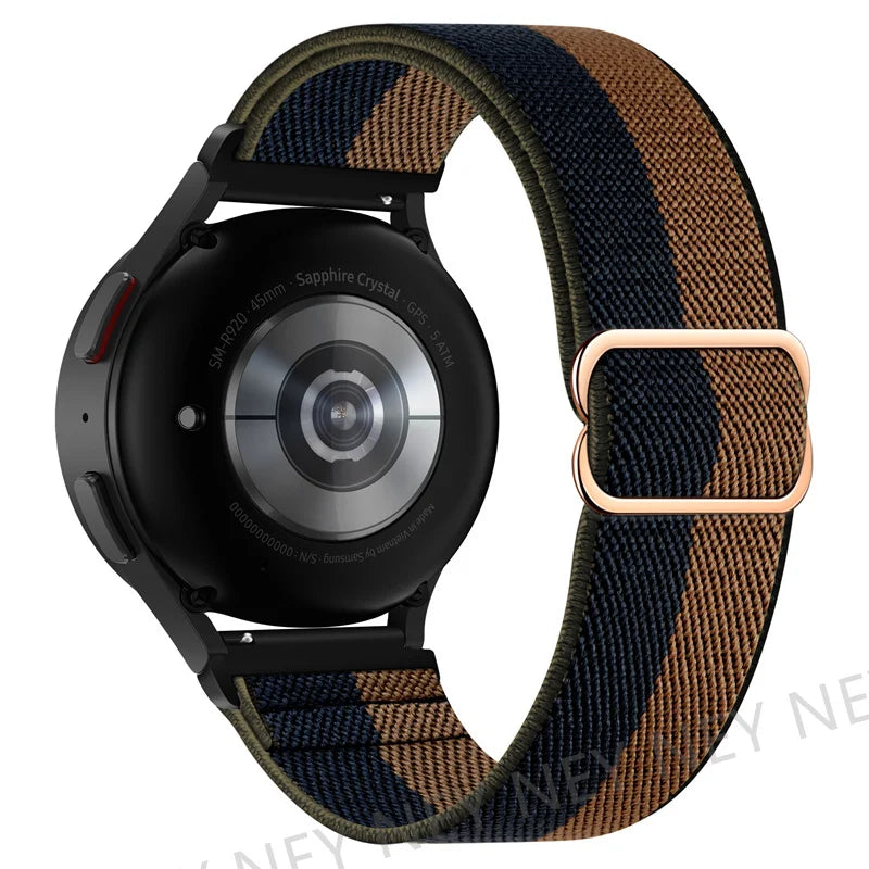 Shiny Pride Band For Samsung Galaxy Watch 6-7-4-5 pro-4 classic-Active 2 Elastic bracelet huawei watch gt 2 gt2 20mm 22mm Strap