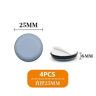 4pcs/set Furniture Leg Slider Pads Anti Scratch Easy Move Heavy Furniture Thickened Moving Pad Anti-abrasion Floor Protector Mat
