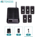 RETEKESS TD157 Restaurant Pager System Pagers 984ft Long Range Beepers for Food Truck Bars  Food Court No Vibration Mode