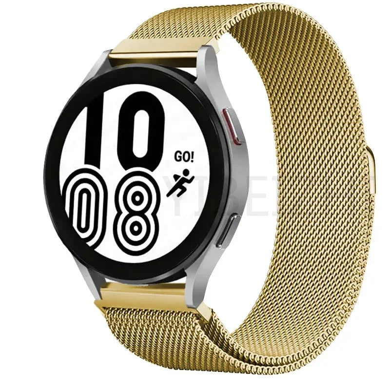 Milanese Loop band For Samsung Galaxy watch 6 5 4 classic Metal strap 20mm 22mm bracelet huawei gt/Amazfit GTS 4/GTR 2e/Bip 3-5