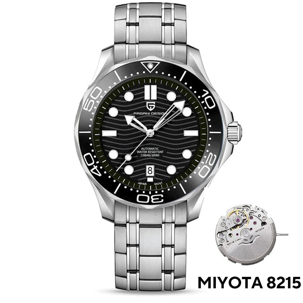 2025 New PAGANI DESIGN PD1685 Men's Watches Mechanical Wristwatch For Men Automatic Watch Men Japan NH35A 20Bar Waterproof Clock
