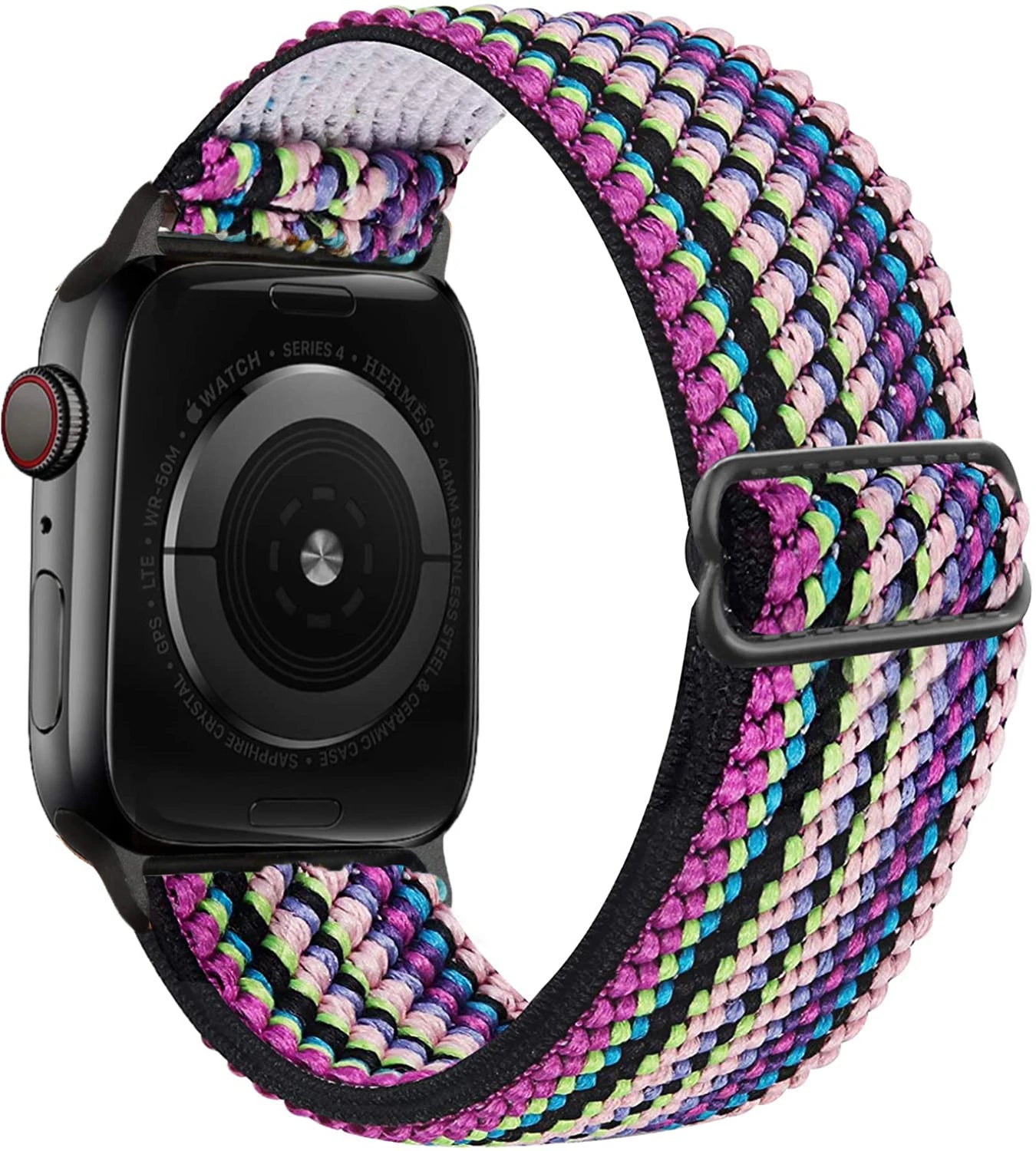 Scrunchie Strap for Apple Watch Band 45mm 44mm 40mm 41mm Adjustable Nylon Bracelet iWatch Series Ultra 3 4 5 SE 6 7 8 9 10 11