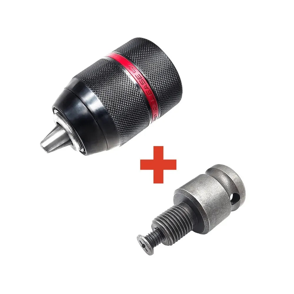 Metal Heavy Duty 1/2-20UNF 13mm Keyless Drill Chuck Hex Shank/SDS/Socket Square Female Adaptor Hardware Tool Professional