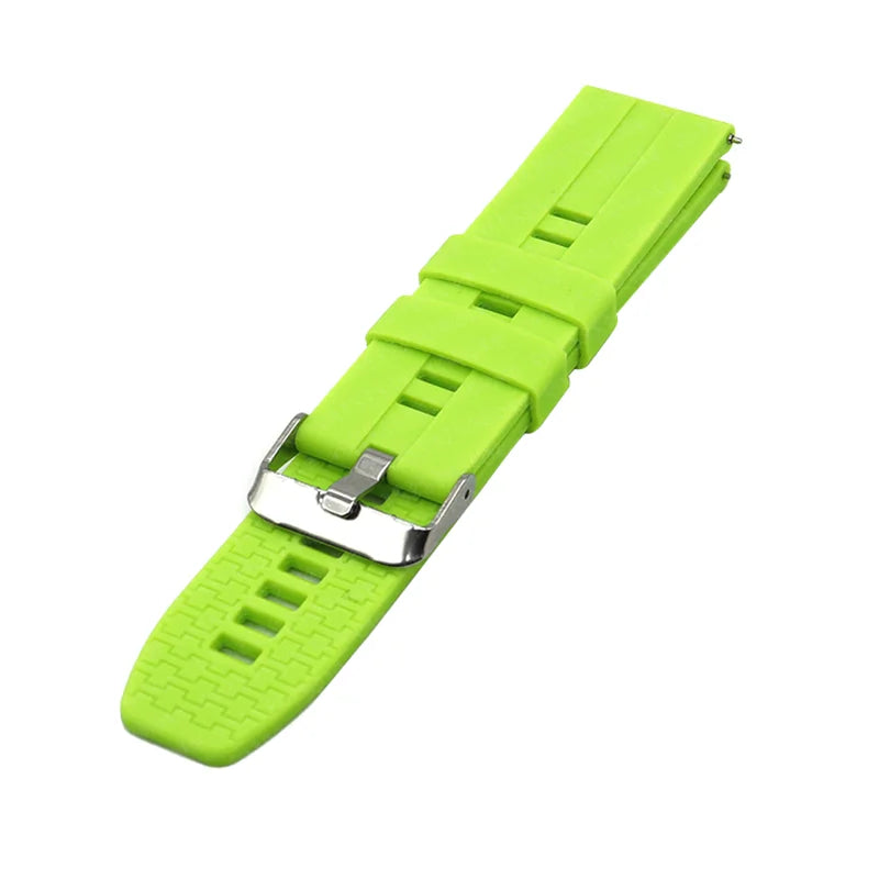 22mm Silicone Watch Band for Huawei Watch GT 2 46mm Soft Sport Strap Bracelet Watchband for Samsung Galaxy Watch 46mm Gear S3