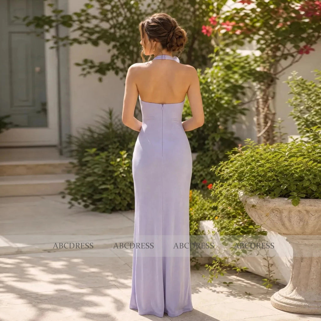 Customized Deep V Neck Satin Formal Evening Gown 3D Floral Applique Prom Party Dress Mermaid Wedding Guest Dresses with Slit