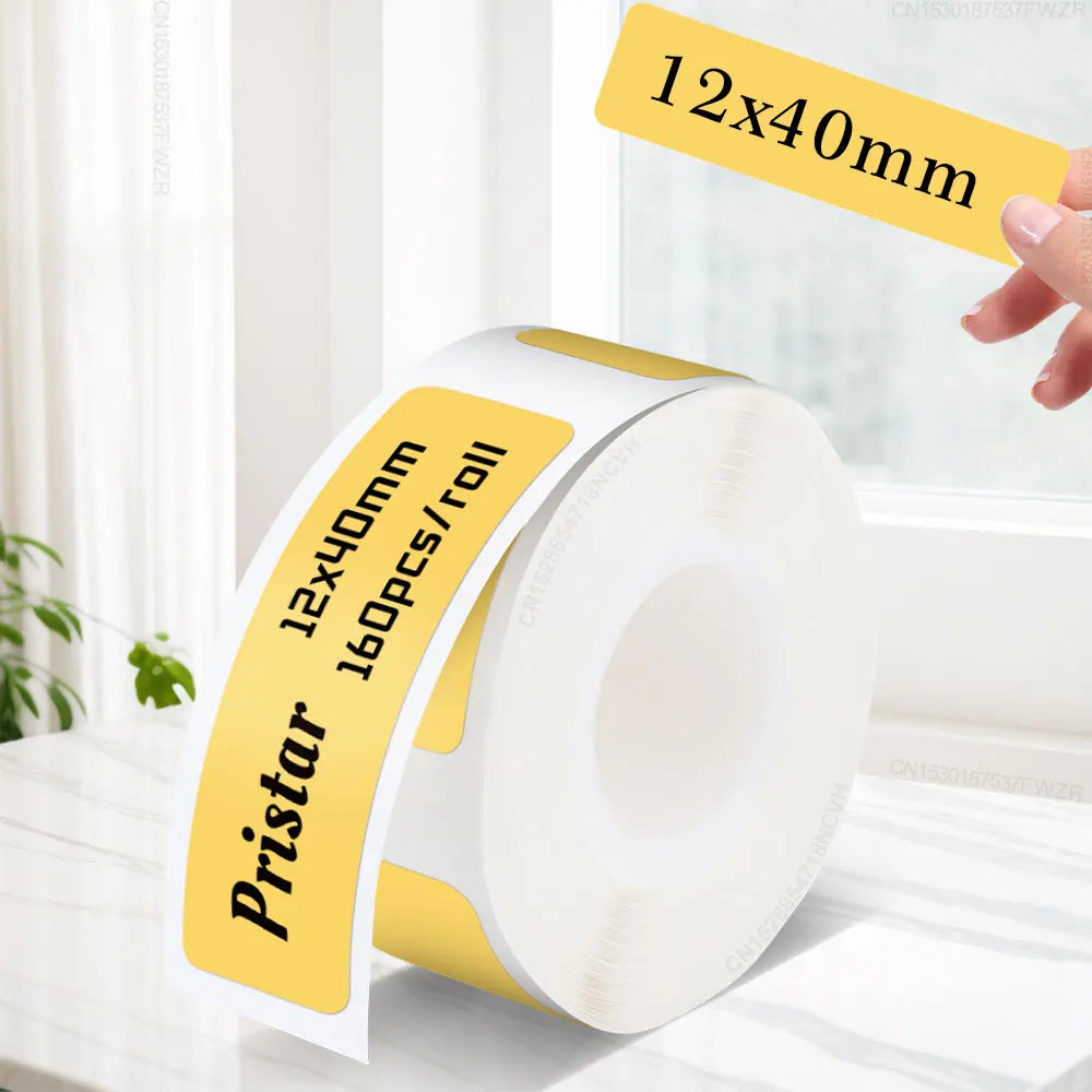 1PK P15 Transparent Label Tape 14mmx30mm Clear Waterproof Self Adhesive Label Sticker Paper for Marklife P15 P12 Label Maker
