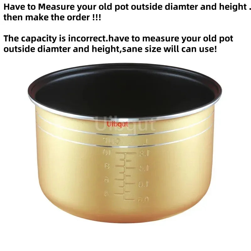 304 stainless steel rice cooker inner container Non stick Cooking Pot Replacement Accessories kitchen food Rice Cooker liner