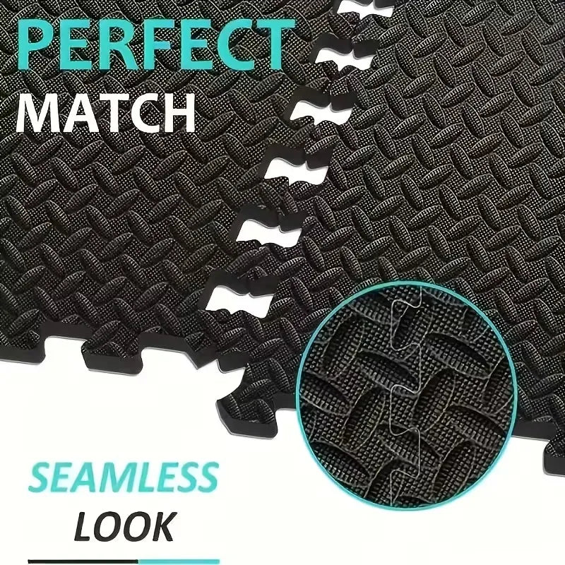 30x30cm 16 Pcs Interlocking Yoga Mat Home Gym and Yoga Equipment Protective Mat EVA Foam Non Slip Flooring Indoor Fitness