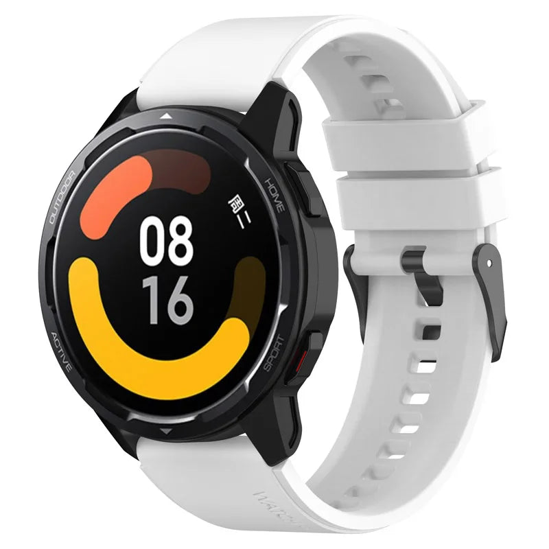 22mm Watch Strap For Xiaomi Mi watch Silicone Smartwatch Belt Bracelet For Xiaomi S1/color2 sport Silicone Replacement Band