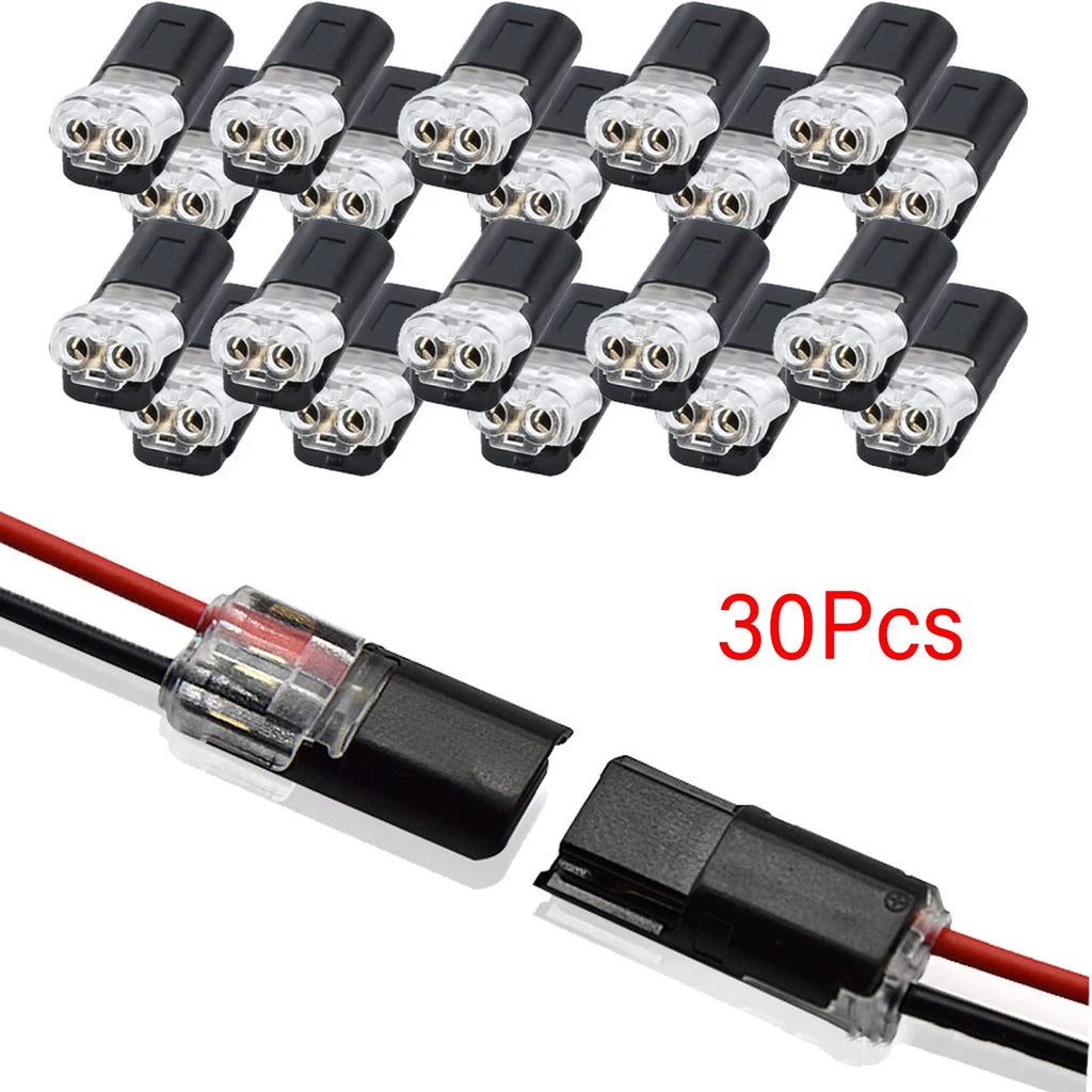 20/30/50PCS Quick Connection Cable Connector No Soldering Single Wire with Locking Plug-In Type Connection Replacement Tool