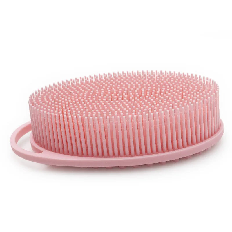 Exfoliating Silicone Body Scrubber Easy to Clean, Lathers Well, Long Lasting, And More Hygienic Than Traditional Loofah