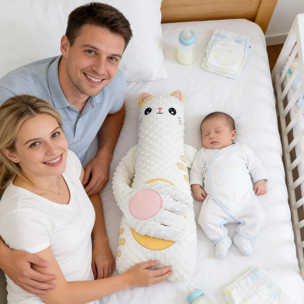Patting Soother Pillow For Kids Soft Hugging Electric with Remote Control Kids Soothing Palm Plush Toy for Bed Sofa Crib Cradle