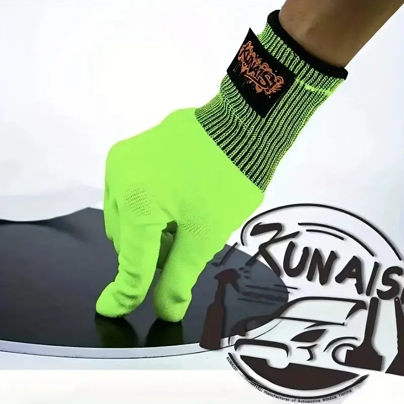 Professional Car Film Gloves, Dust-Free Paint and Film Application Gloves, Polyester Fiber Material, No Electricity Needed, for