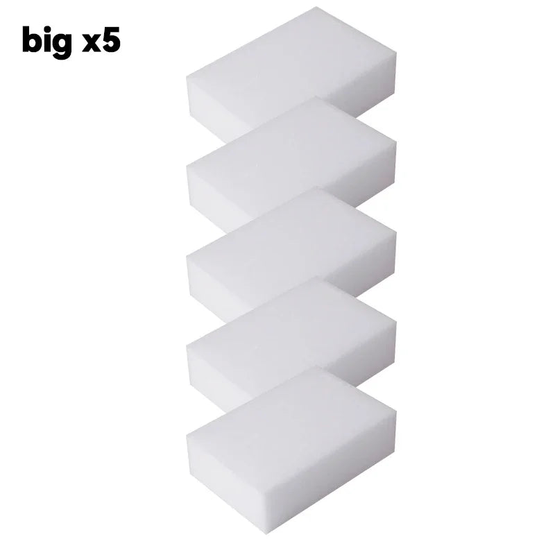 5 or 50pcs Magic Melamine Sponge Eraser Cleaner Strong Absorbent Kitchen Bathroom Cleaning Tools Household Supplies Sponges