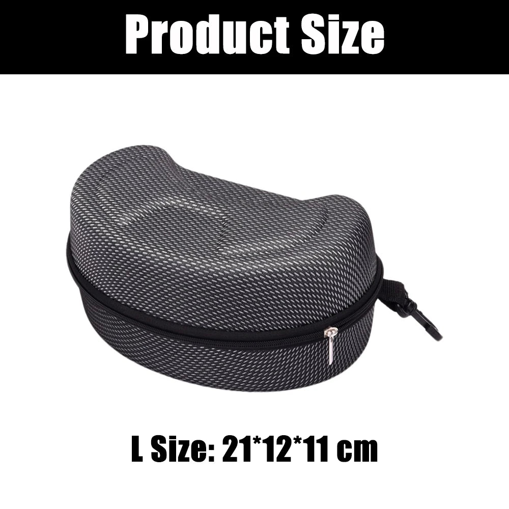 Tolex Ski Snowboard Goggles Storage Box Hard EVA Portable Protection Carrying Case Water Resistant Shockproof Ski Accessories
