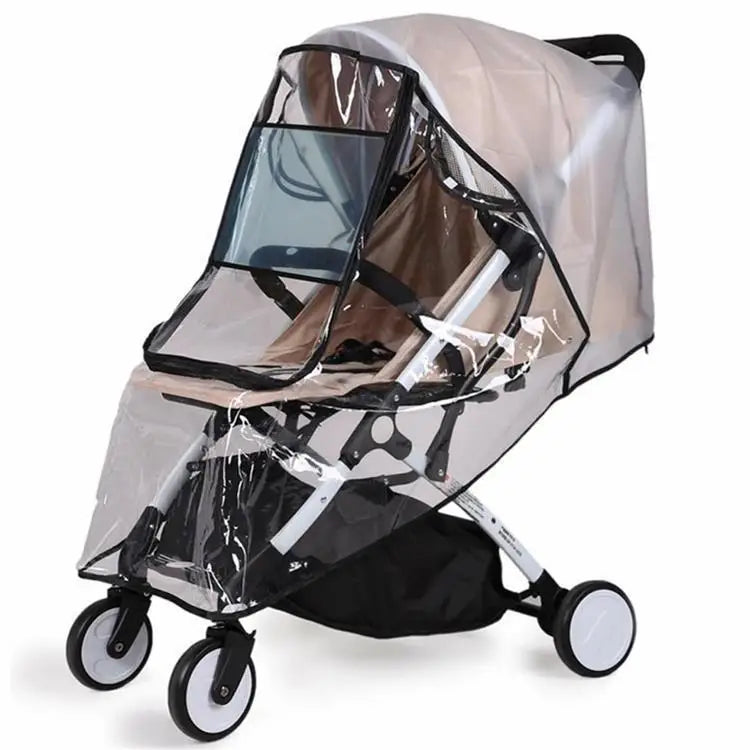 Universal Baby Stroller Rain Cover Windshield Rainproof Dust Cover Baby Stroller Accessories Cart Raincoat Weather Shields