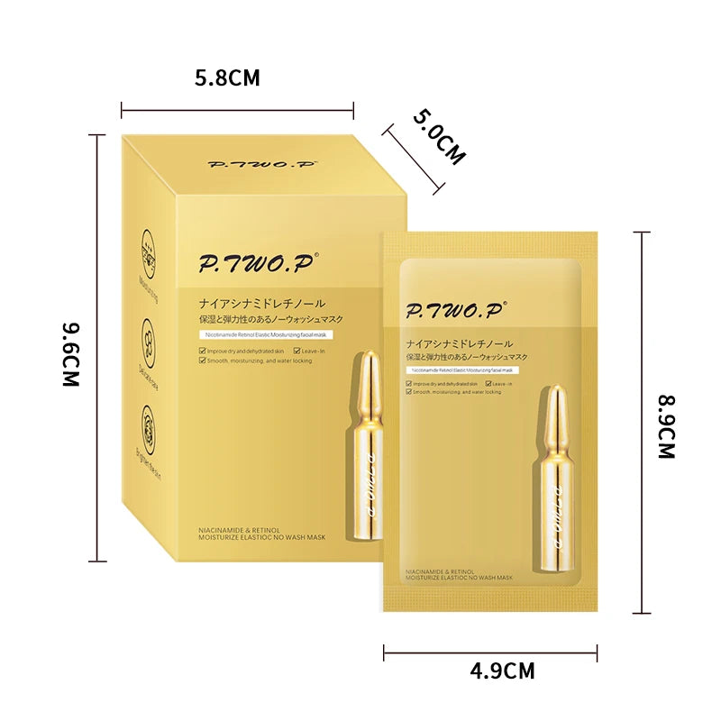 30pcs Face Mask Collagen Moisturizing Hyaluronic Acid Facial Mask Cream Repair Anti Wrinkle Sheet Sleeping Face Mask Skin Beauty