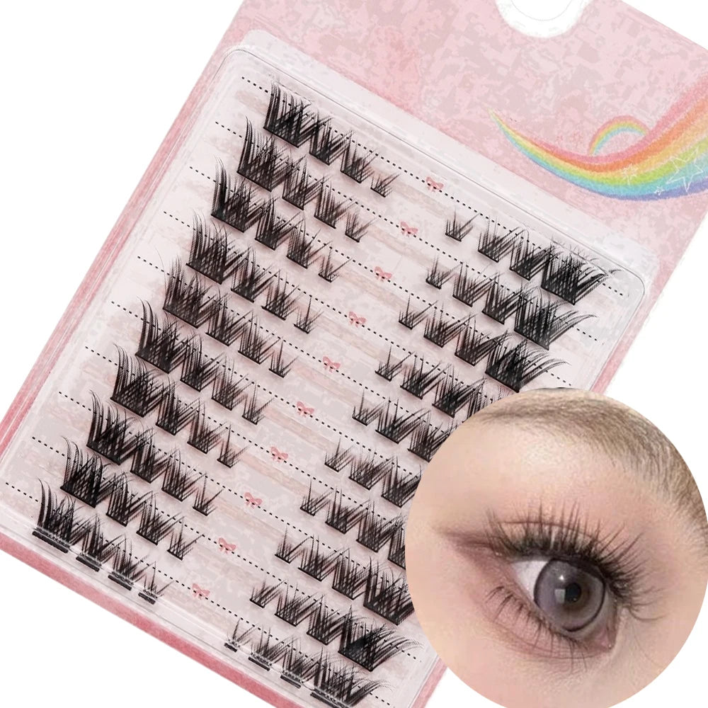 Eye Tail Lengthening False Eyelashes Individual Foxes Style Lashes Natural Cosplay Fake Eyelash Curling Wispy Eyelash Extension
