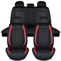 Nilight 5 Car Seat Covers Waterproof Faux Leather Cushions Anti-Slip Universal Fit For 5 Cars Kia Civic Corolla Camry CR-V RAV4