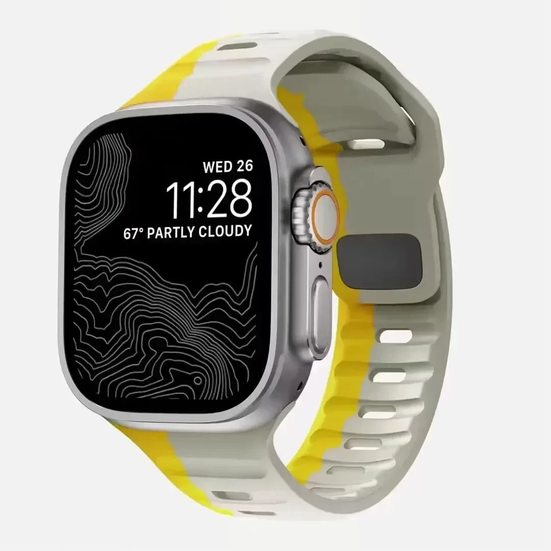 Soft Silicone Strap For Apple Watch 8 7 3 5 6 SE 4 Ultra 2 49mm for iWatch 45mm 41mm 44mm 40mm 42mm 38 Luminous Bracelet correa