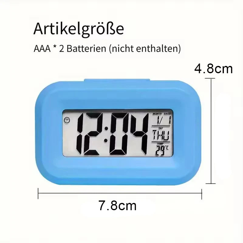 Electronic Alarm Clock Elderly Student Luminous Clock Silent Large Characters Creative Children Smart Home Bedside Alarm Clock