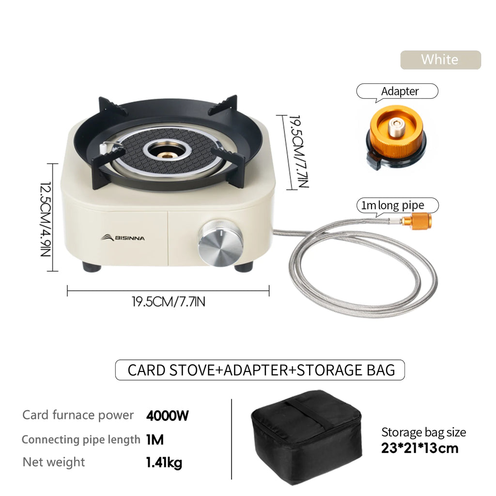 BISINNA 4000W High-power Infrared Stove Portable Lightweight Gas Burner Split Type Stove Outdoor Camping Supplies Picnic Hiking
