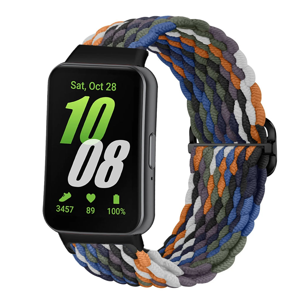 for Samsung Galaxy Fit 3 Strap Accessories watchband sport Nylon Braided Adjustable Replacement correa bracelet Galaxy fit3 band