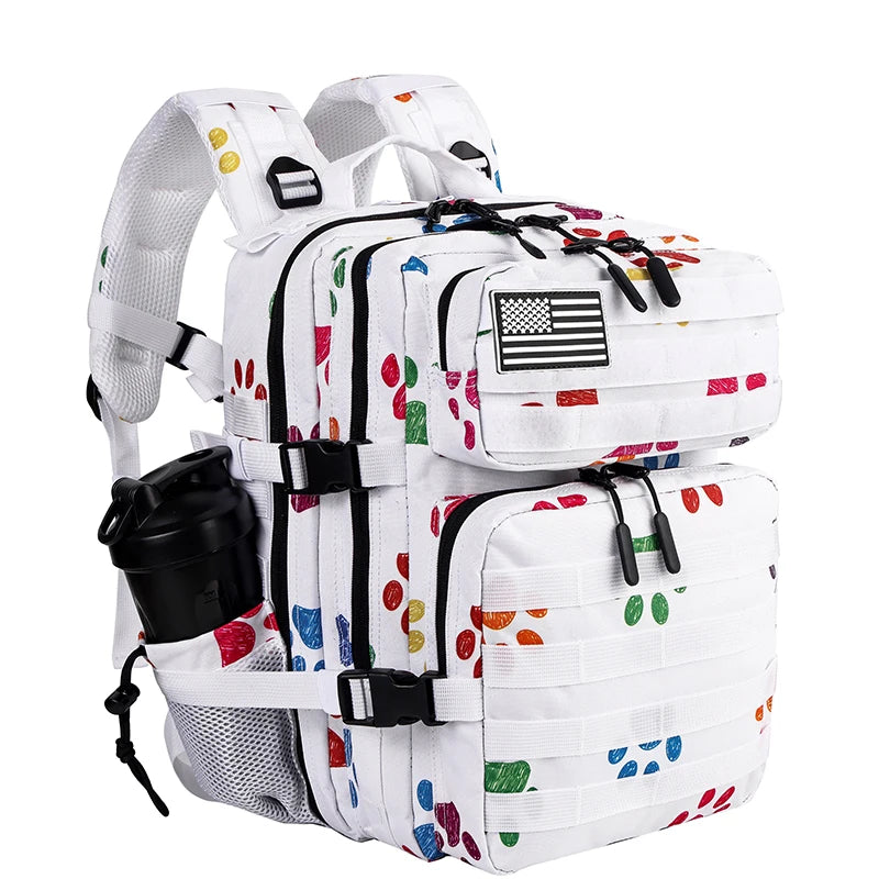LHI 25L Tactical Backpack for Women Fitness Athlete Gym Out Bag  Small Outdoor Sports Travel Rucksack with Bottle Holder