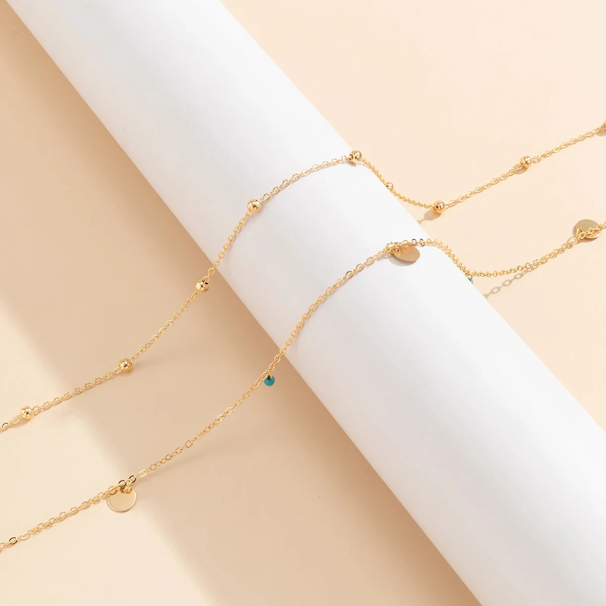 Spring Summer New Boho Minimalism Multilayer Waist Beads Women Fashion Geometric Sequins Belly Chain Sexy Body Chain Jewelry