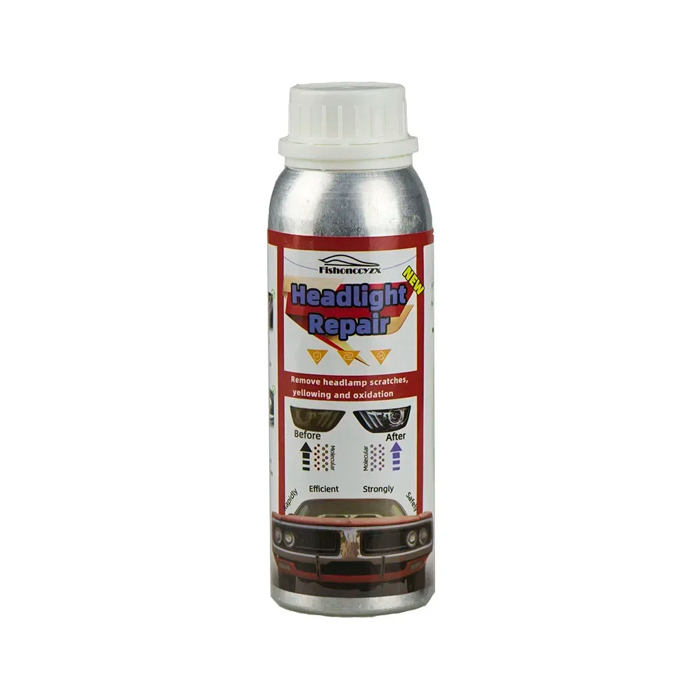 800ml Headlights Liquid Polymer Headlight Chemical Polish Repair Fluid Refurbishment Scratch Repair Polishing Headlights Kit