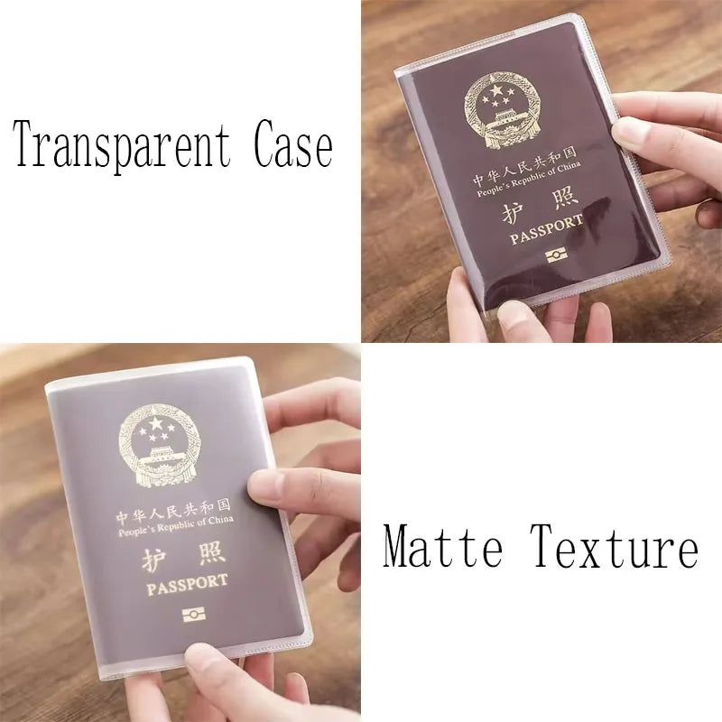 New Passport Protective Cover Waterproof Cover ID Card Holder Universal Business Credit Card Protective Cover Storage Wallet