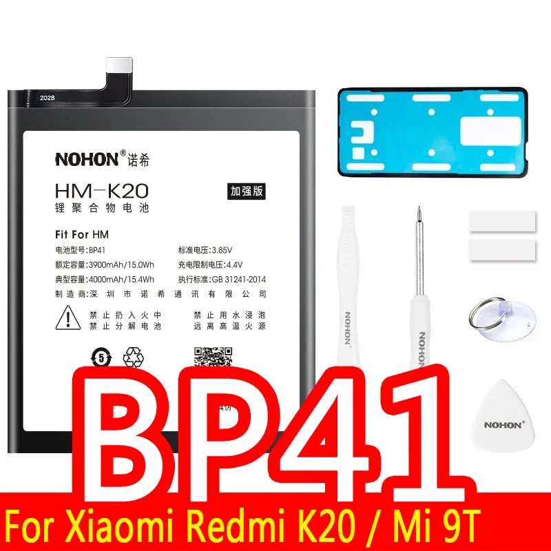 NOHON BM59 BM4E BM4F BM4W Battery For Xiaomi Mi 11T 8 Lite 9 SE 9T Pro 10T 10 Ultra 11 12 10S 12S 12X Mix 4 A3 POCO F1 Batteries