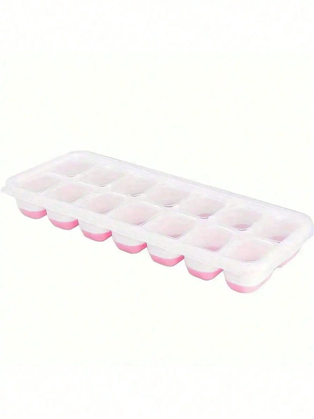 1/2/4pcs Silicone Ice Cube Trays, Easy Release & Flexible, 14-Cavity 4-Color Mixed With Anti-Spill Removable Lids, Stackable With Lid, Kitchen Accessories, Small Kitchen Tools