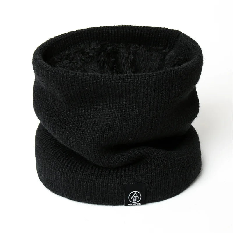 Fashion Soft Knitted Neck Warmer Sport Scarf Women Men Face Cover Winter Skating Running Warm Scarves Thick Cold-proof Collar