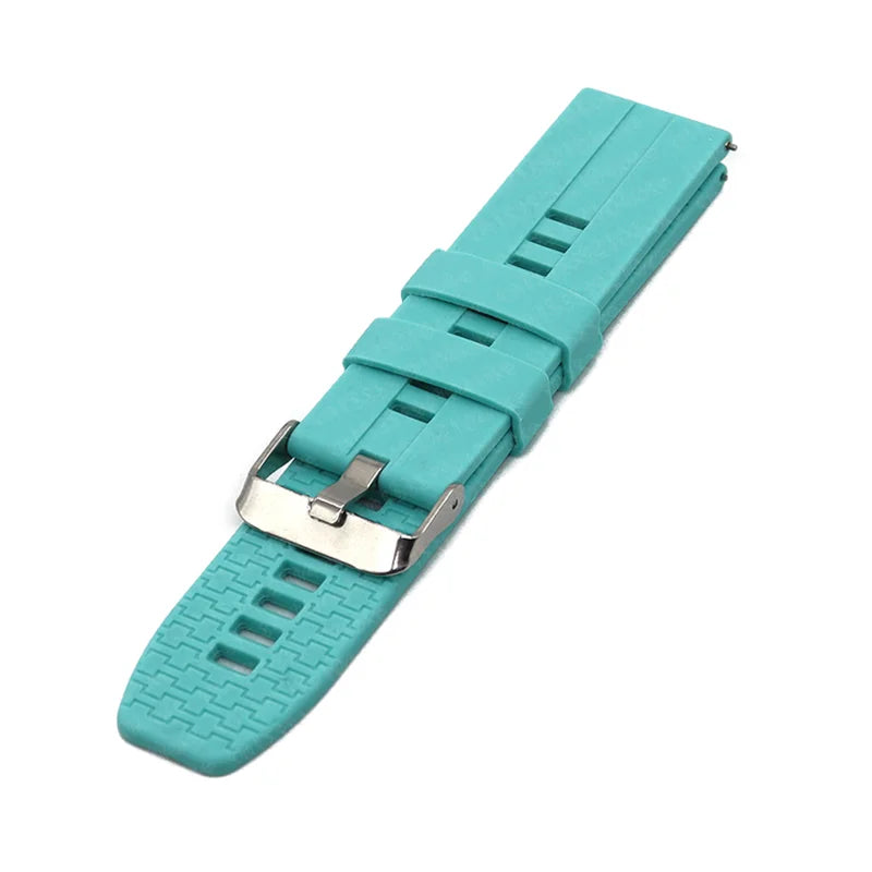 22mm Silicone Watch Band for Huawei Watch GT 2 46mm Soft Sport Strap Bracelet Watchband for Samsung Galaxy Watch 46mm Gear S3