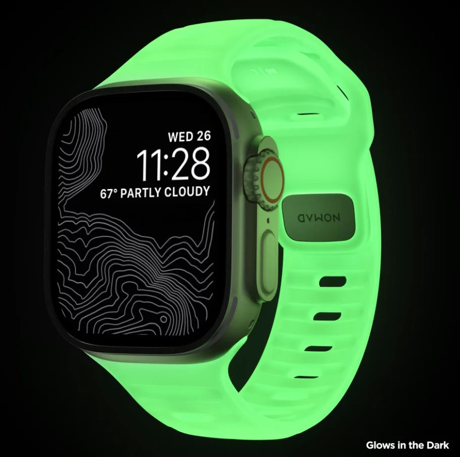 Strap for Apple Watch 45 49 42 41 44 40 38mm Luminous Glow Bracelet for Apple Watch 45mm Series 8 for iWatch Ultra 8 7 6 5 4 SE