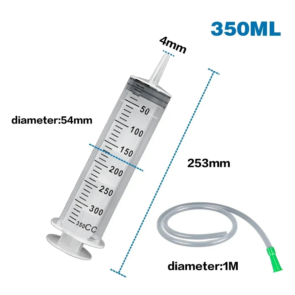 Auto Oil Extractor Tire Vacuum Pump Transfer Kit Car Syringe Set Automotive Duty Heavy Fluid With Durable Hose Agriculture