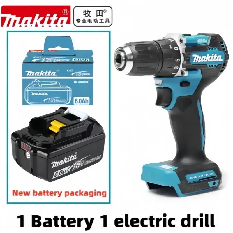 100% Genuine 18V Makita 6Ah Makita Battery BL1840 BL1830B BL1850B  Replacement Lithium Battery