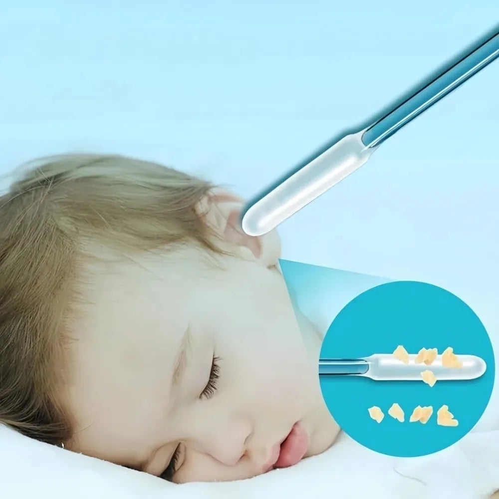 24Pcs Disposable Silicone EarWax Remover sticky ear pick For Kids Olders Adult S/L Ear Cleaner Reusable Adhesive Earpick