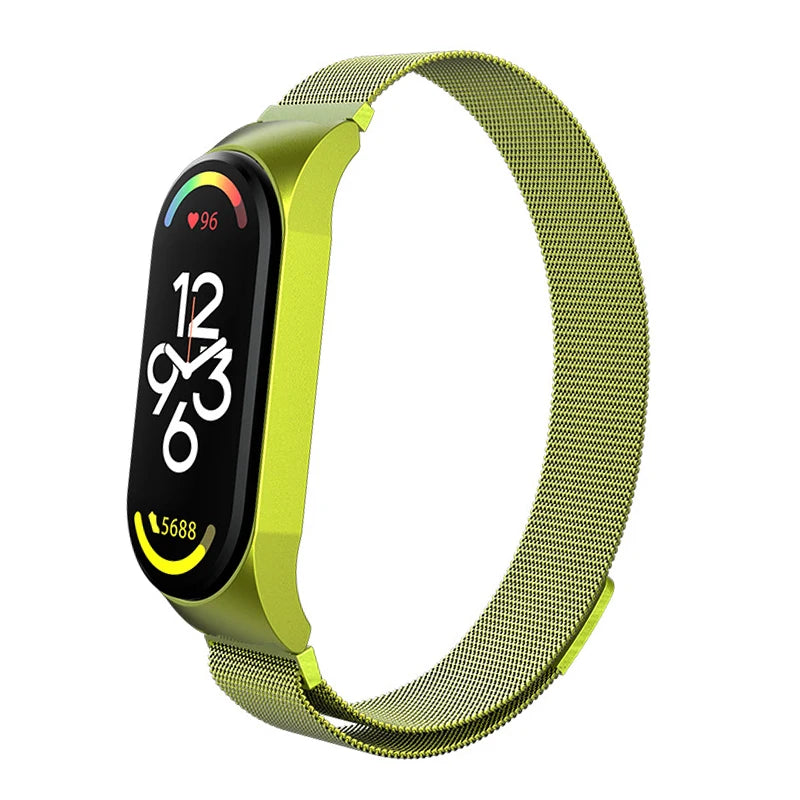 Milanese Bracelet for Xiaomi Mi Band 8 Strap Correa Mi band 6 7 stainless steel metel miband6 band4 for Xiaomi mi band 7 3 5 6 4