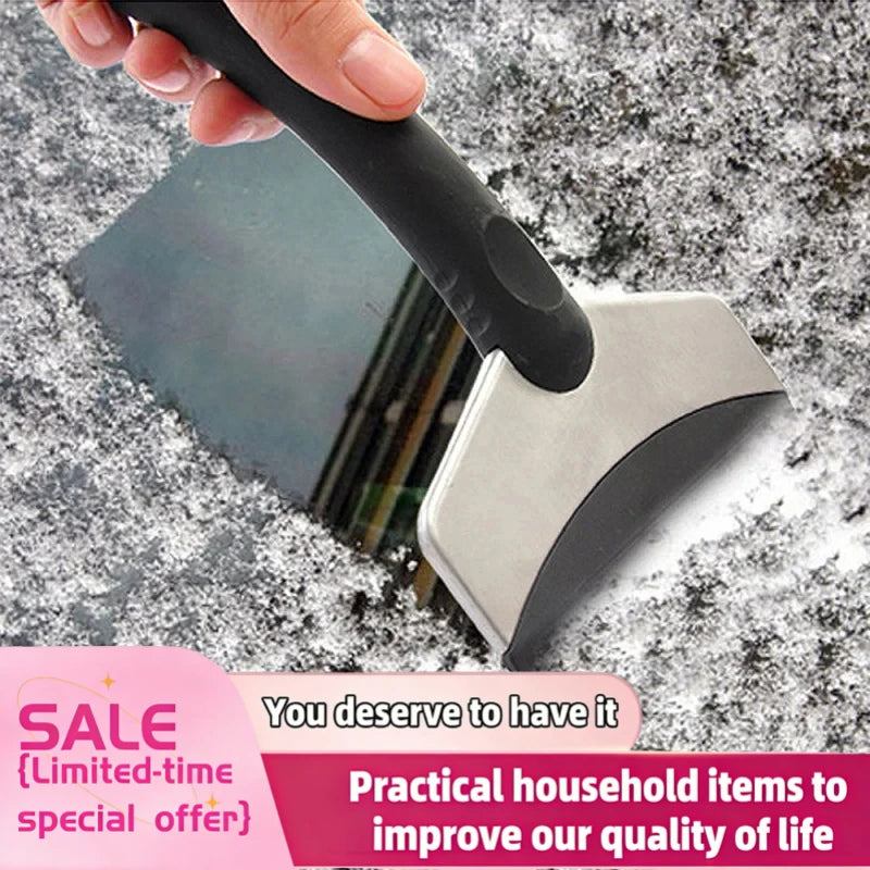 2Pcs Durable Car Snow Shovel Car Windshield Snow Removal Scraper Ice Shovel Window Cleaning Tool for All Car Accessories Removal