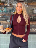 Kpop Black Hollow Out Mini Dress Women Elegant Turtleneck Short Sleeve High Waist Slim Dresses Lady Evening Club Fashion Robes