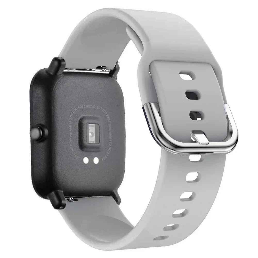 Silicone Strap For Amazfit GTS 4/2e/3/2 GTS2 Mini/GTR 4/3/Pro/2/2e Sport Bracelet Huawei watch Gt 5-4-2e-3-3 pro 20mm 22mm Bands