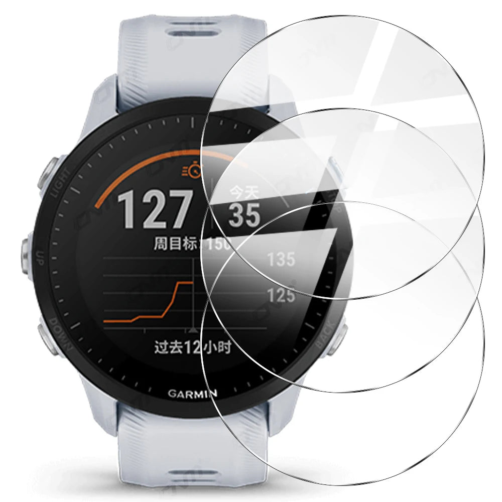 9H Tempered Glass for Garmin Forerunner 955 945 255 245 Music 55 Accessories Screen Protector Glass Ultra-HD Anti-scratch Film