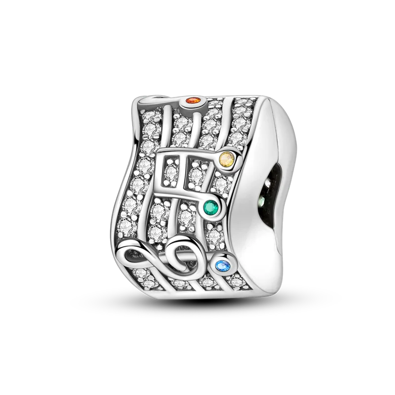 Silver Clasp 925 Sterling Silver CZ Pave Clip Charms Daisy Beads Stopper Safety Chain Fit Original Bangle Bracelet Jewelry Clips