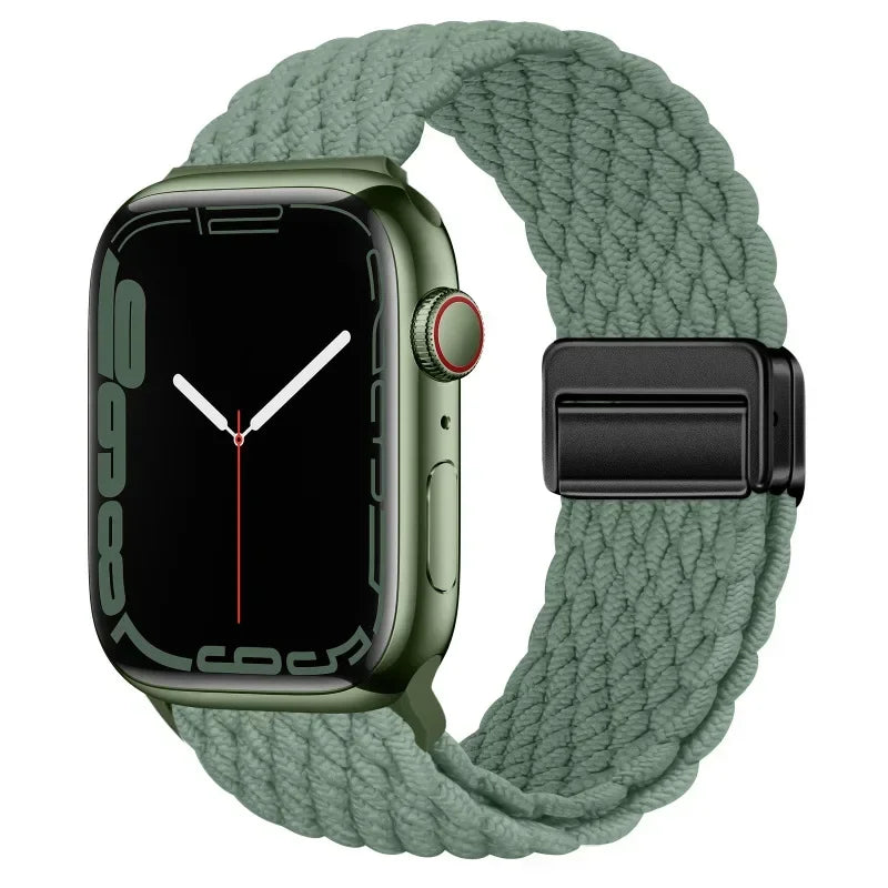 Nylon strap For Apple watch 11 10 42mm 46mm 9 8 7 45mm 41mm Ultra 3/2/1 49mm Magnetic wristband For iWatch 6 5 4 3 SE 44mm 40mm